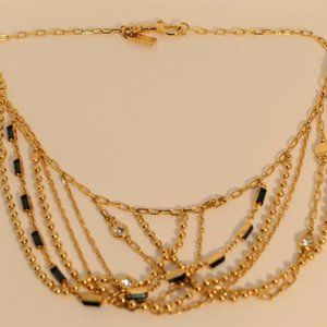 Coach Gold Layered Necklace